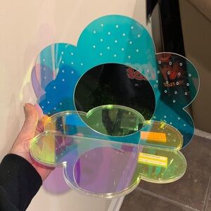 Acrylic flower mirror